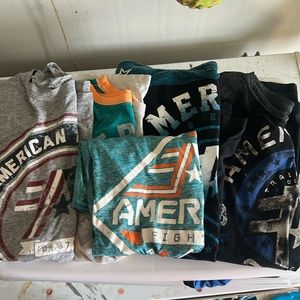 5 American Fighter Shirts 4xl 1xxl